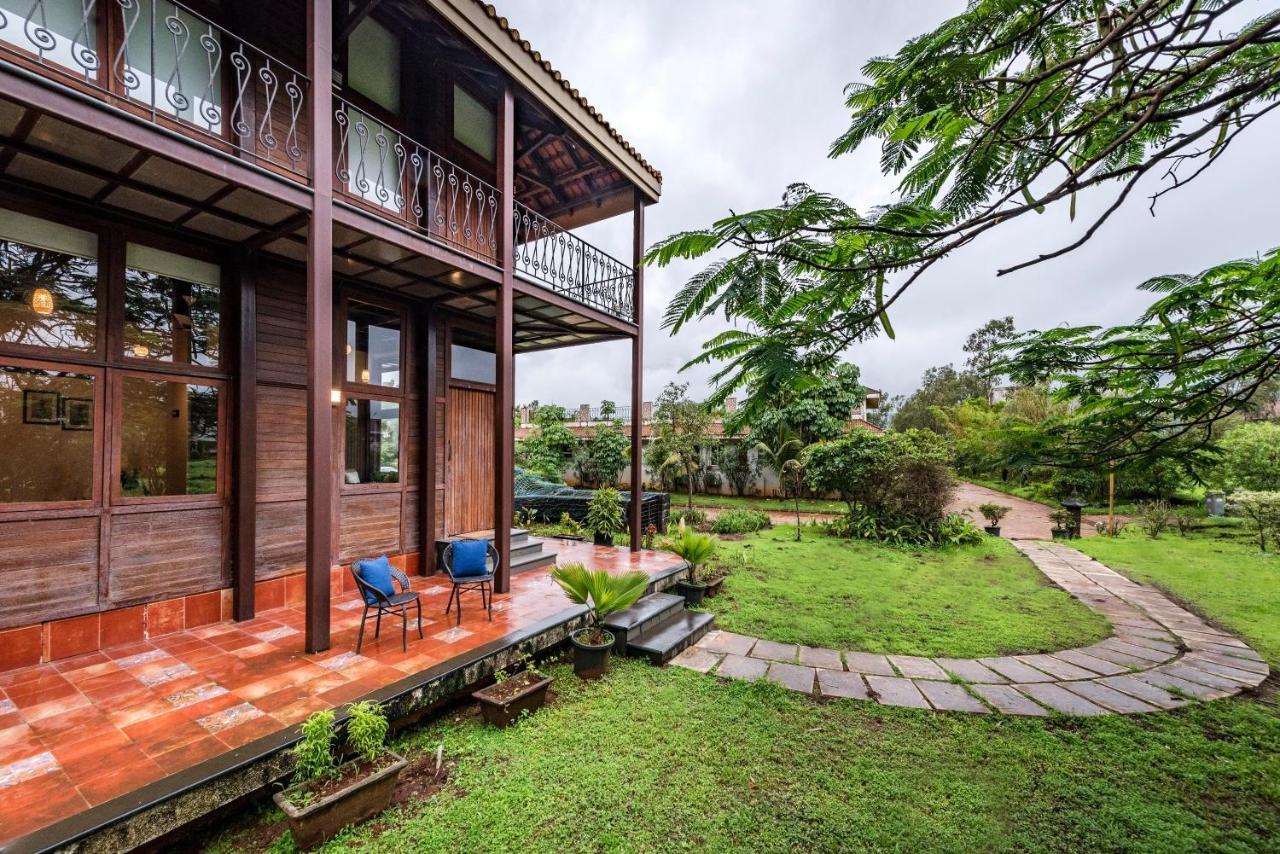 Saffronstays Boulevard Loghouse - A Wooden Chalet Amidst Nature Kārli المظهر الخارجي الصورة